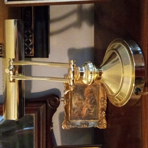 Other - 1990s Brass executive desk lamp